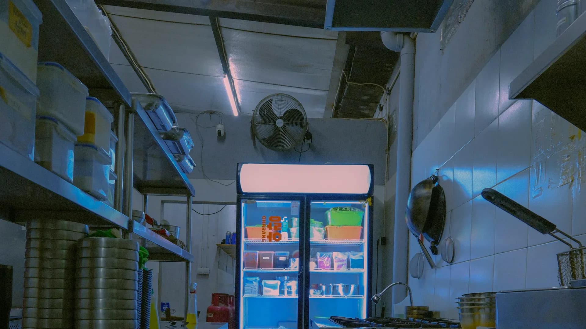 Refrigeration temperatures being logged during a scheduled visit